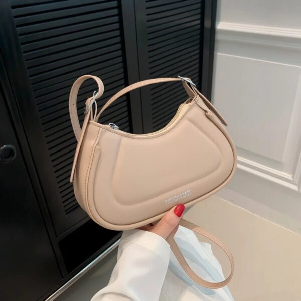 BANDOLERO BEIGE STRAP AJUSTABLE EN CUERO PU